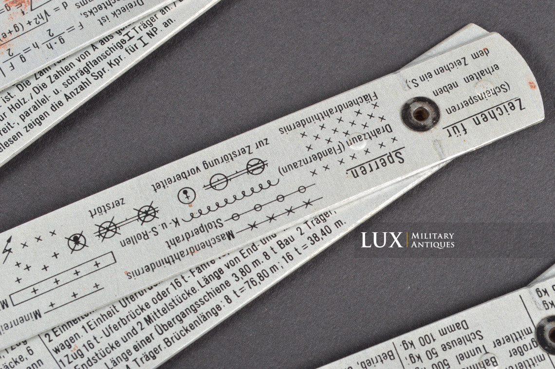 Rare unissued German combat engineer issued 2 meters folding ruler, « Frischhut’s -Pionier - Zweimeter » - photo 20