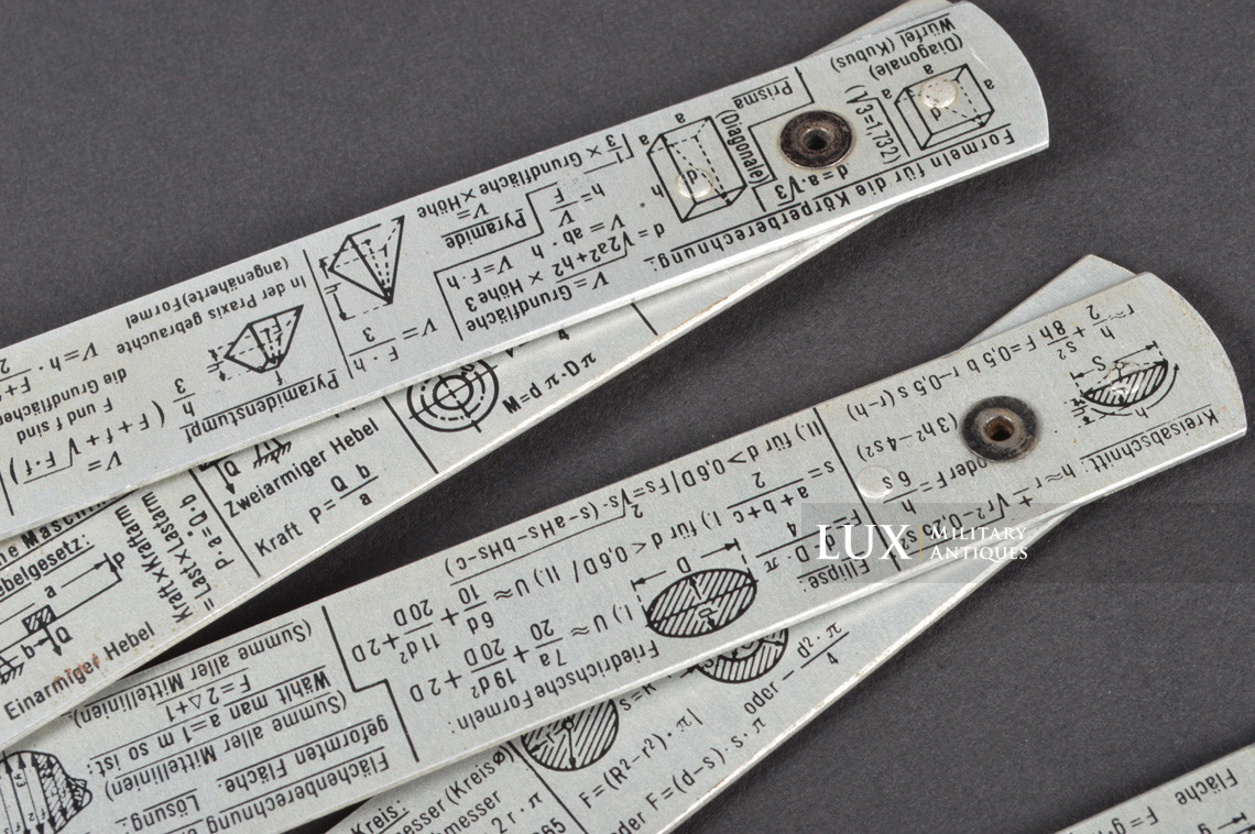 Rare unissued German combat engineer issued 2 meters folding ruler, « Frischhut’s -Pionier - Zweimeter » - photo 22