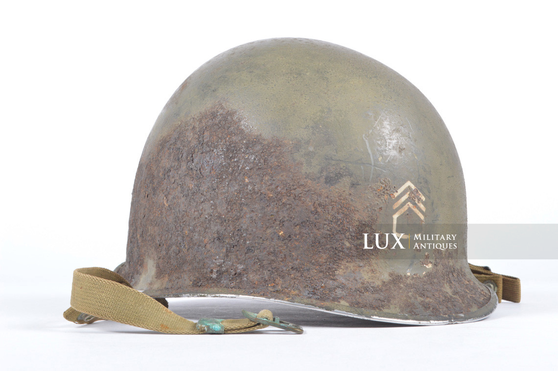 USM2 D-bale airborne combat jump helmet, « woodwork find » - photo 10