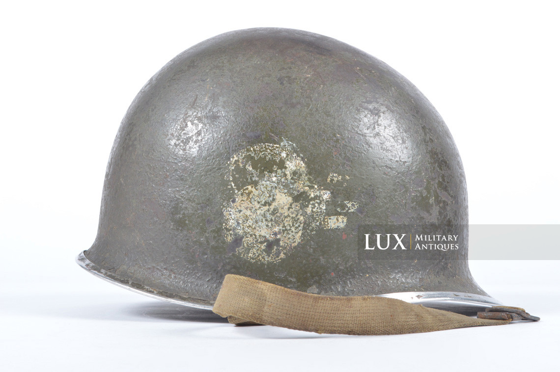 USM1 helmet, 101st AB, 321st Glider Field Artillery Battalion , « Lt. LePors » - photo 8