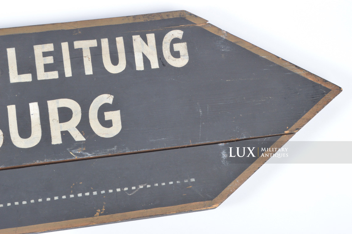 NSDAP headquarter wooden sign , « Strassburg » - photo 9