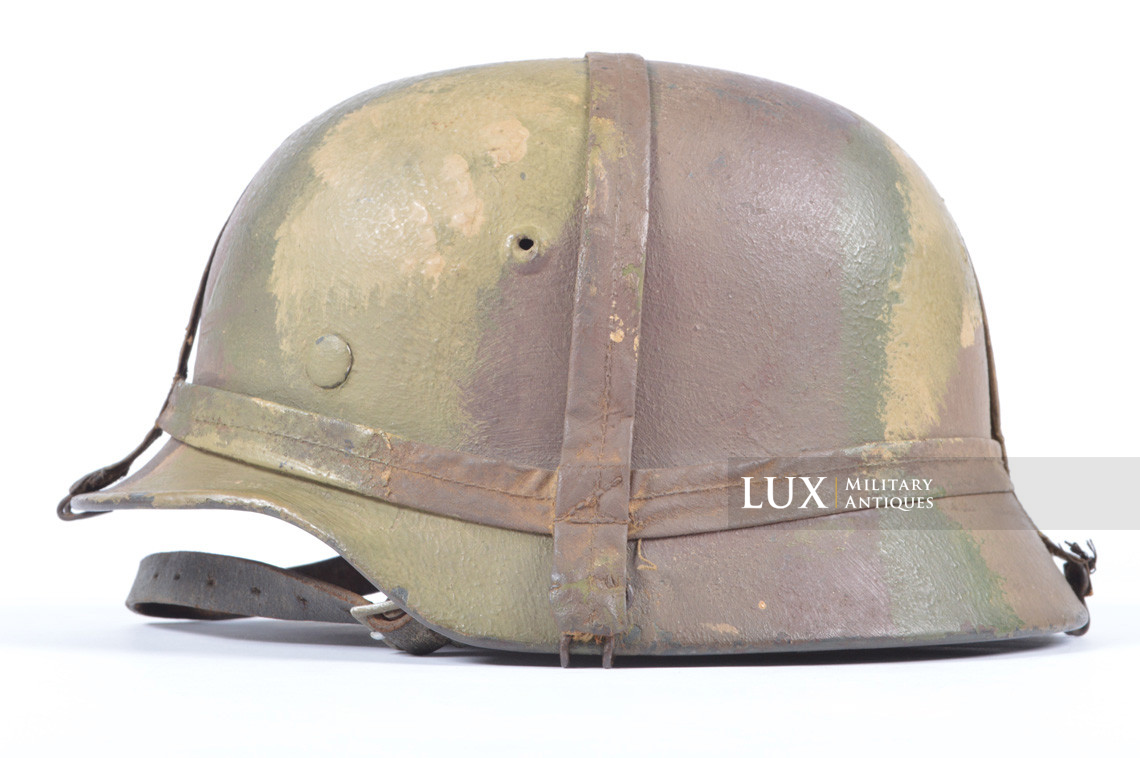 M35 Heer camouflage strapped combat helmet - photo 4