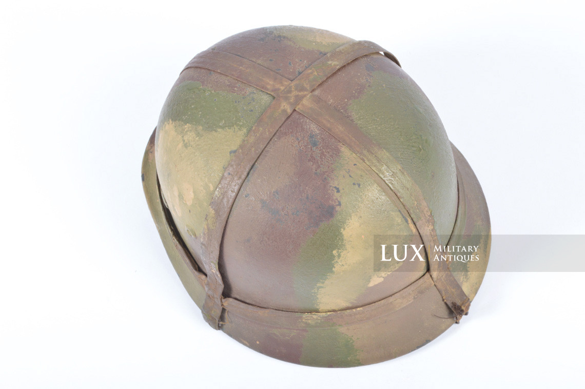 M35 Heer camouflage strapped combat helmet - photo 14