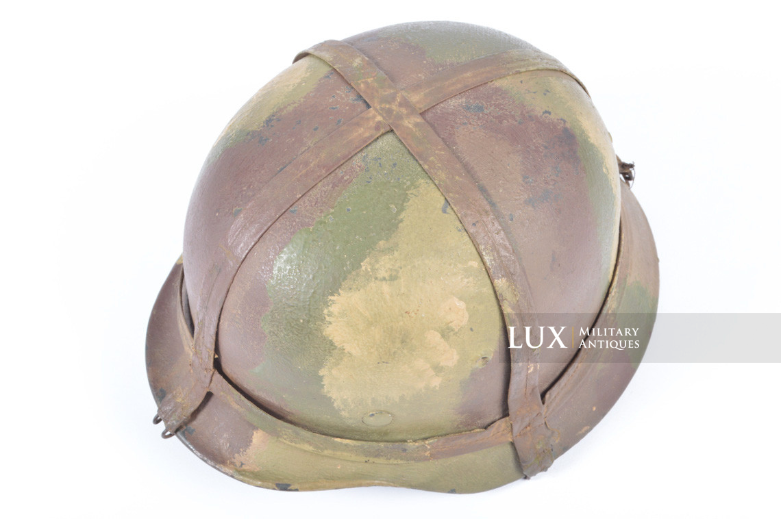 M35 Heer camouflage strapped combat helmet - photo 15