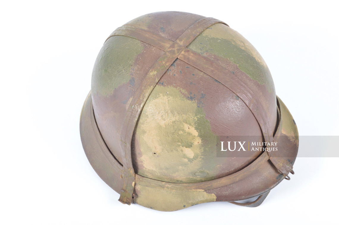 M35 Heer camouflage strapped combat helmet - photo 16