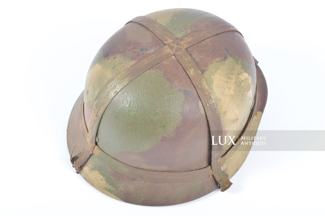 M35 Heer camouflage strapped combat helmet - photo 17