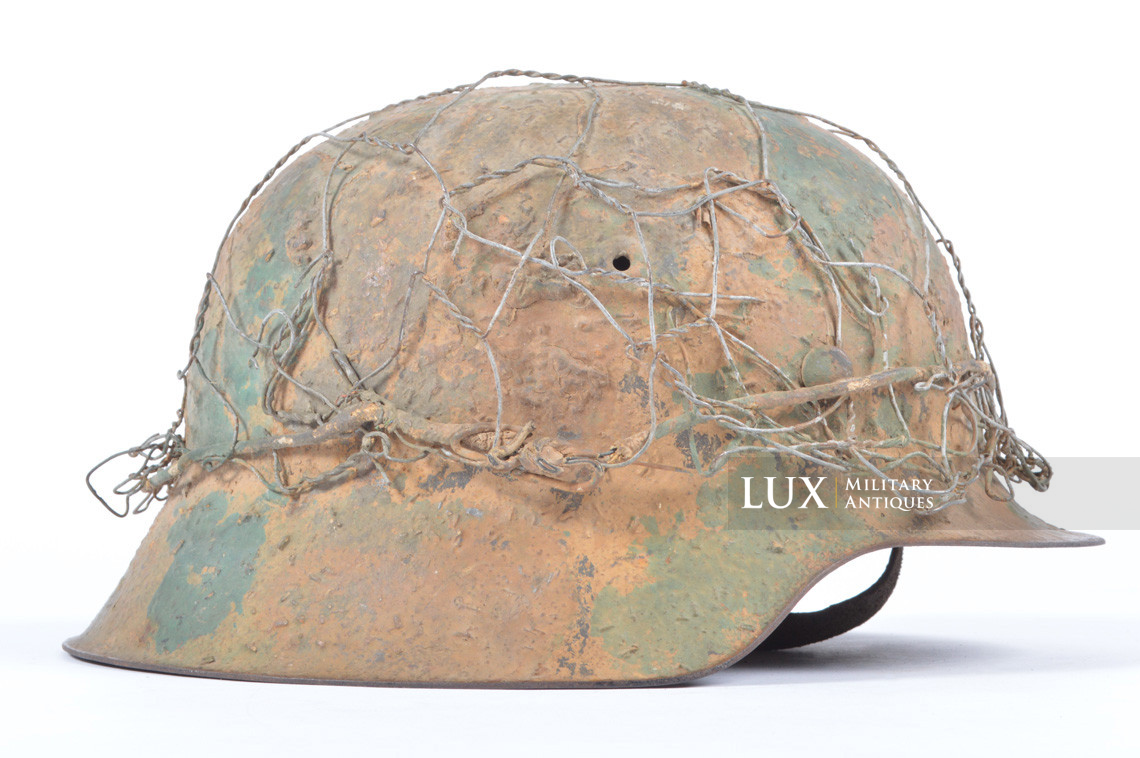 Casque M42 Heer texturé, grillagé, camouflé trois tons - photo 10