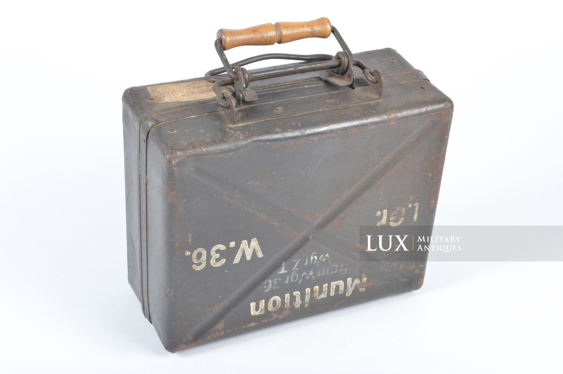 German 5cm mortar ammunitions storage case, « L.Gr.W.36 » - photo 4