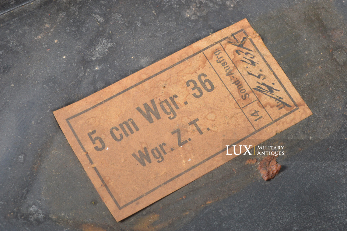 German 5cm mortar ammunitions storage case, « L.Gr.W.36 » - photo 23