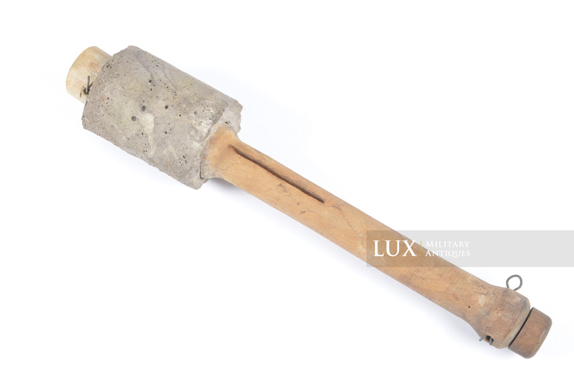 Grenade à manche allemande en béton - Lux Military Antiques - photo 4