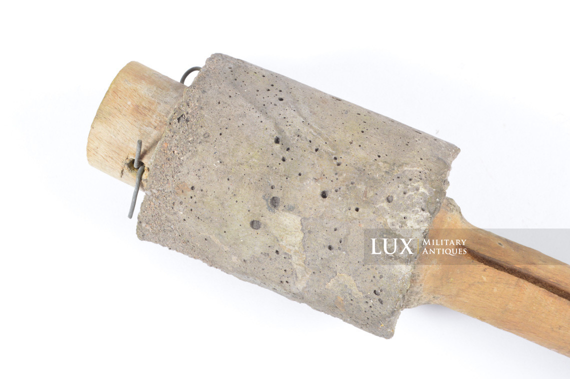 Grenade à manche allemande en béton - Lux Military Antiques - photo 7