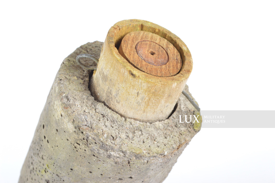 Grenade à manche allemande en béton - Lux Military Antiques - photo 15