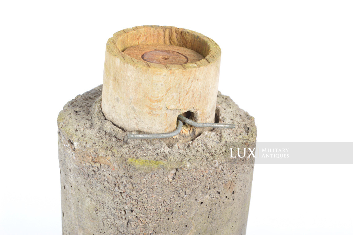 Grenade à manche allemande en béton - Lux Military Antiques - photo 16