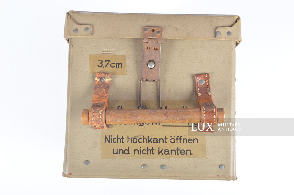German 3,7cm Luftwaffe munitions storage box, « 1945 » - photo 7