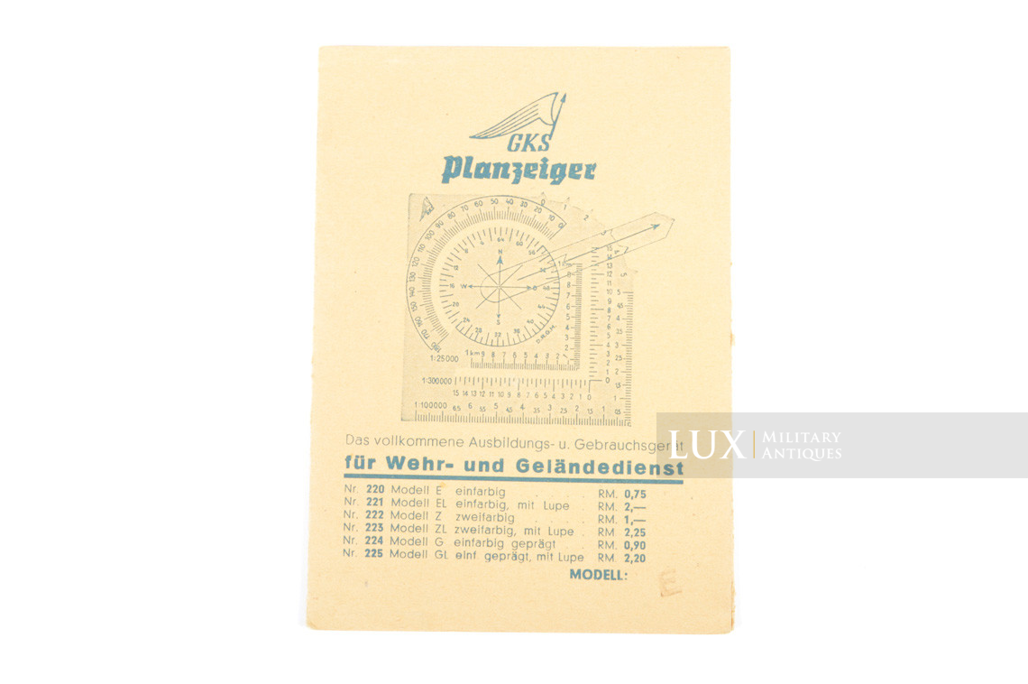 Règle allemande pour cartes « GKS PLANZEIGER», modèle E - photo 7
