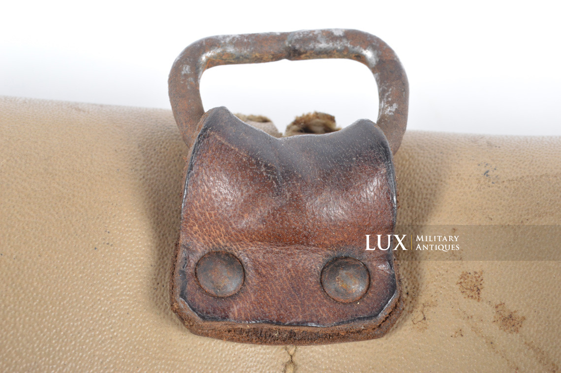 Rare porte-chargeur G43/K43 en toile cirée jaune sable du terrain, « fuq1944 » - photo 10