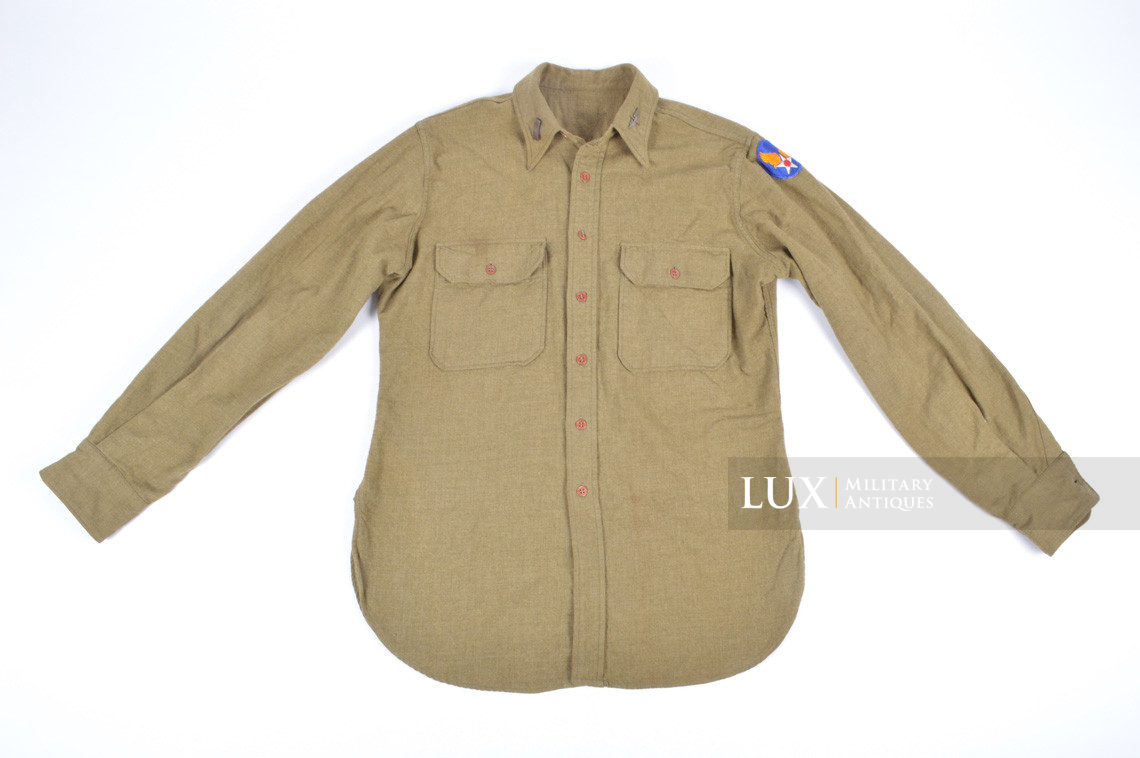 Chemise en laine moutarde, « Lt. USAAF » - photo 4