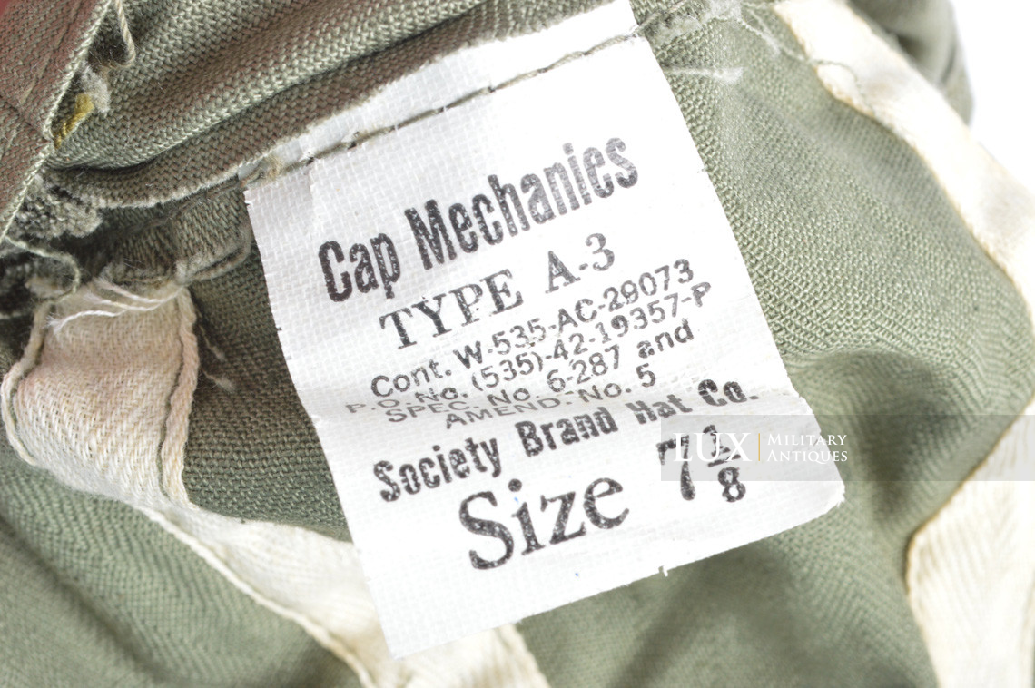 USAAF mechanics cap, « Type A-3 » - Lux Military Antiques - photo 19