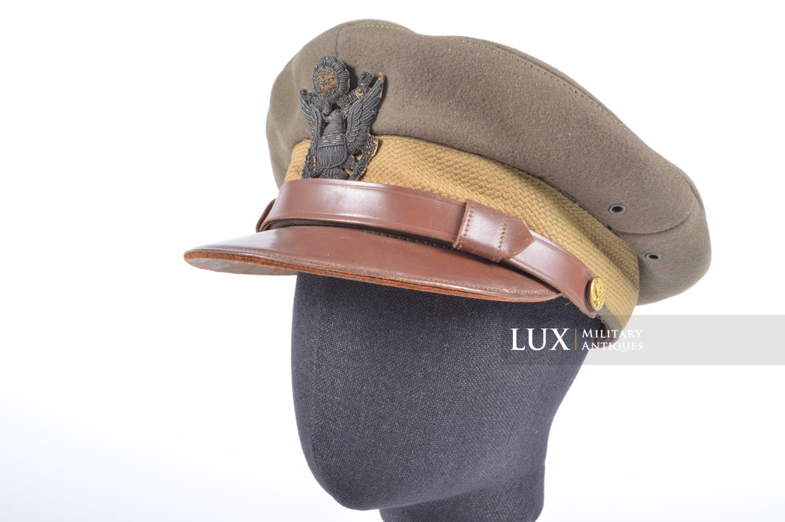 US officer's service visor cap, « bullion insignia » - photo 4