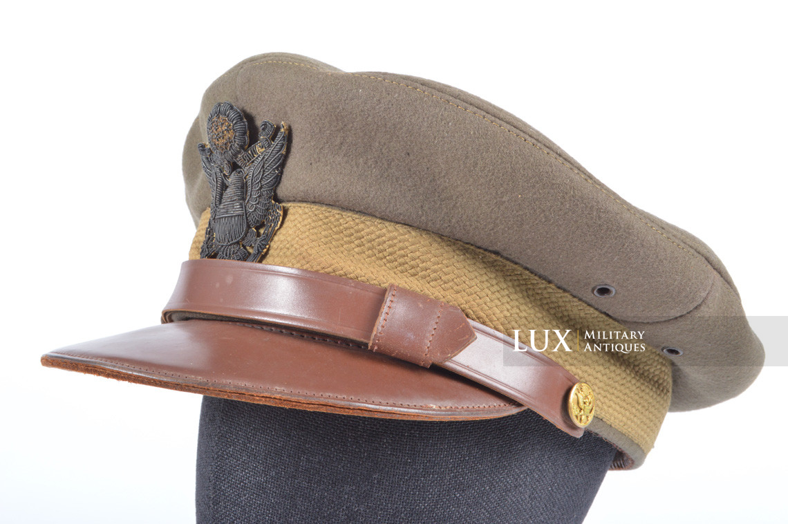 US officer's service visor cap, « bullion insignia » - photo 8