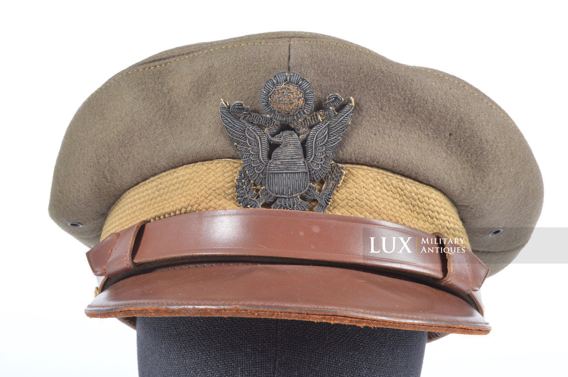 US officer's service visor cap, « bullion insignia » - photo 9