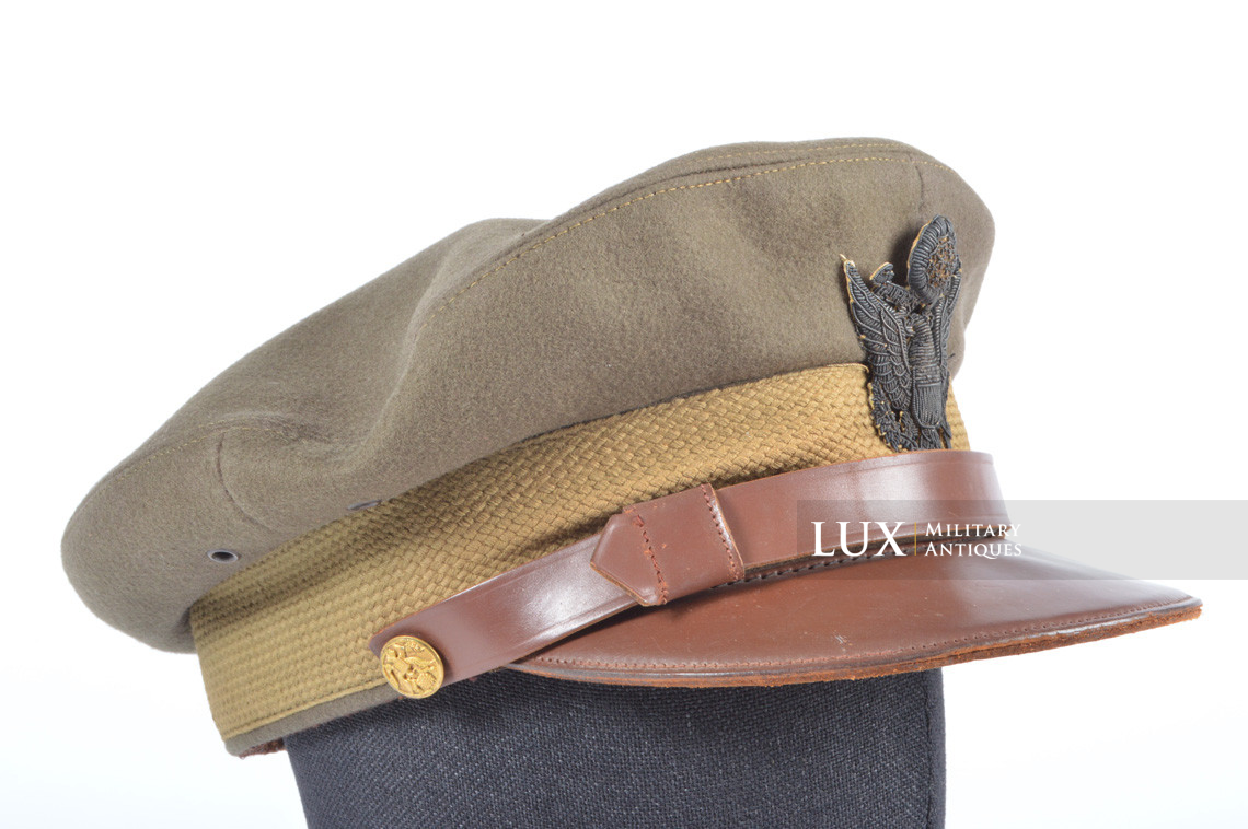 US officer's service visor cap, « bullion insignia » - photo 11