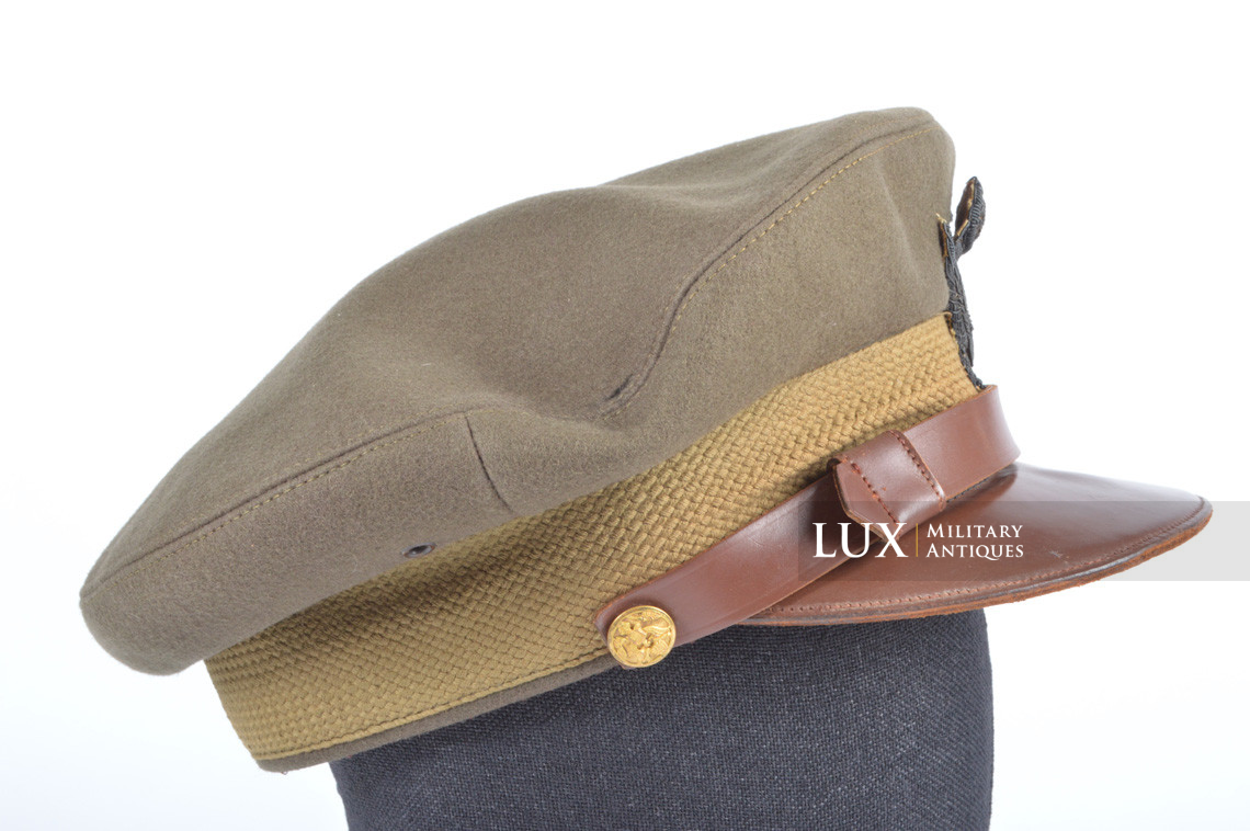 US officer's service visor cap, « bullion insignia » - photo 11