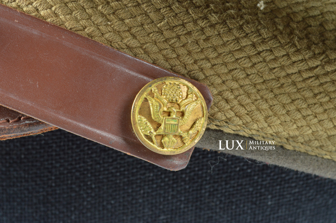 US officer's service visor cap, « bullion insignia » - photo 17