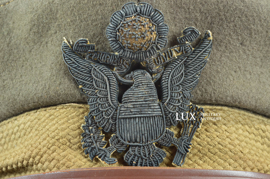 US officer's service visor cap, « bullion insignia » - photo 19