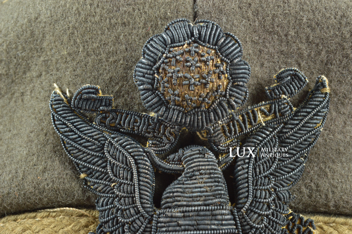 US officer's service visor cap, « bullion insignia » - photo 19