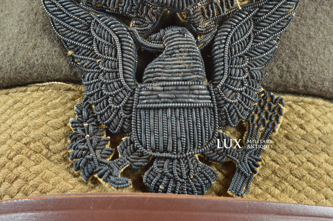 US officer's service visor cap, « bullion insignia » - photo 21