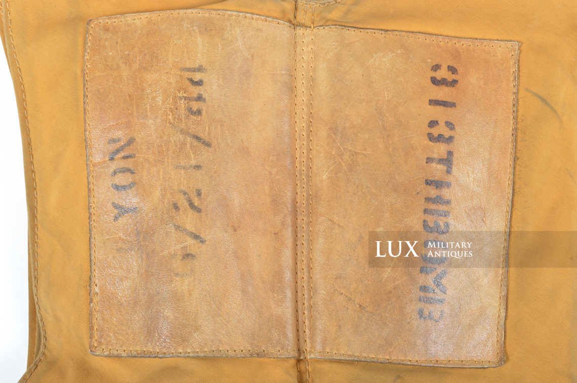 USAAF Type B-3 Mae West, Lt. Theodore Lyon, « 313th Bomb » - photo 10