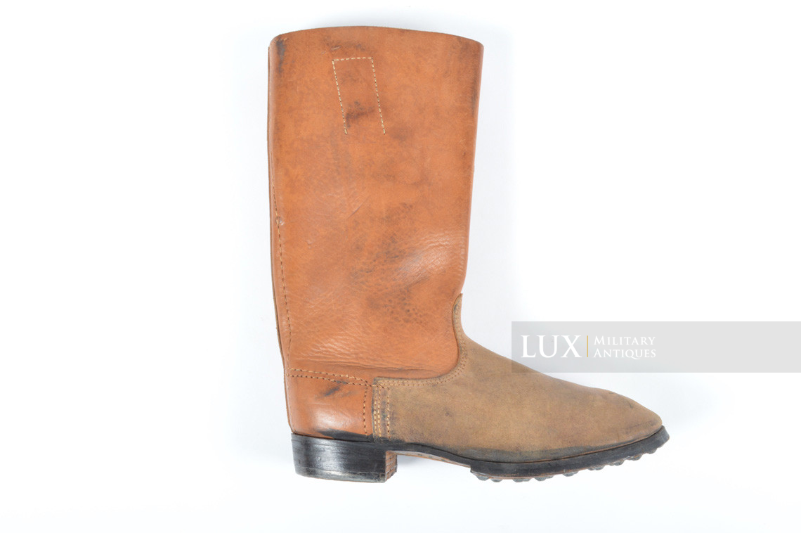 Mid-war Luftwaffe issue brown jackboots, « L.B.A.S. » - photo 8