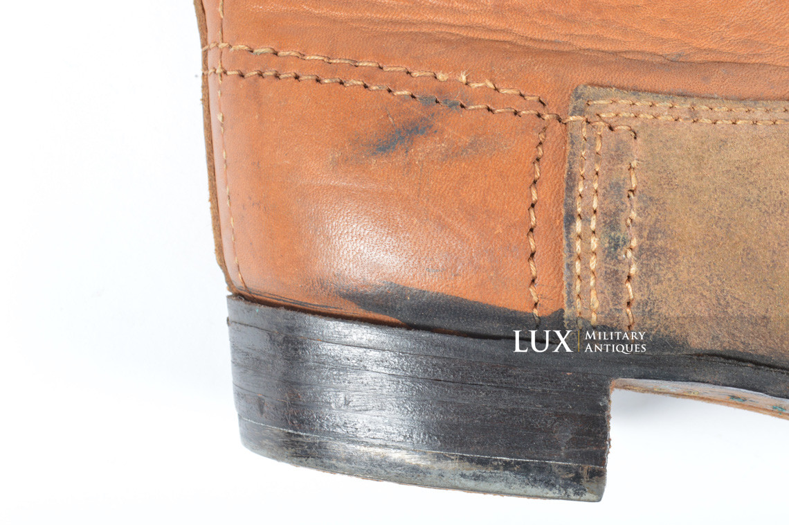 Mid-war Luftwaffe issue brown jackboots, « L.B.A.S. » - photo 9