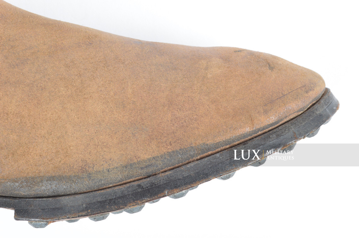 Mid-war Luftwaffe issue brown jackboots, « L.B.A.S. » - photo 10