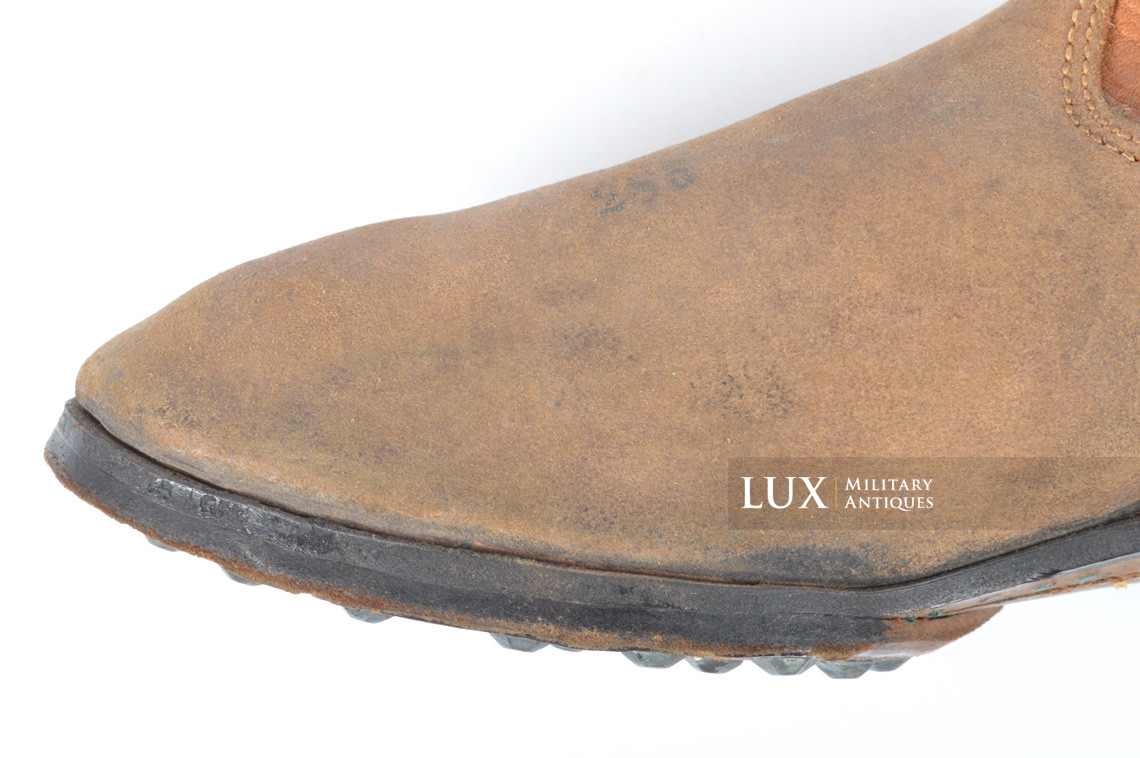 Mid-war Luftwaffe issue brown jackboots, « L.B.A.S. » - photo 14