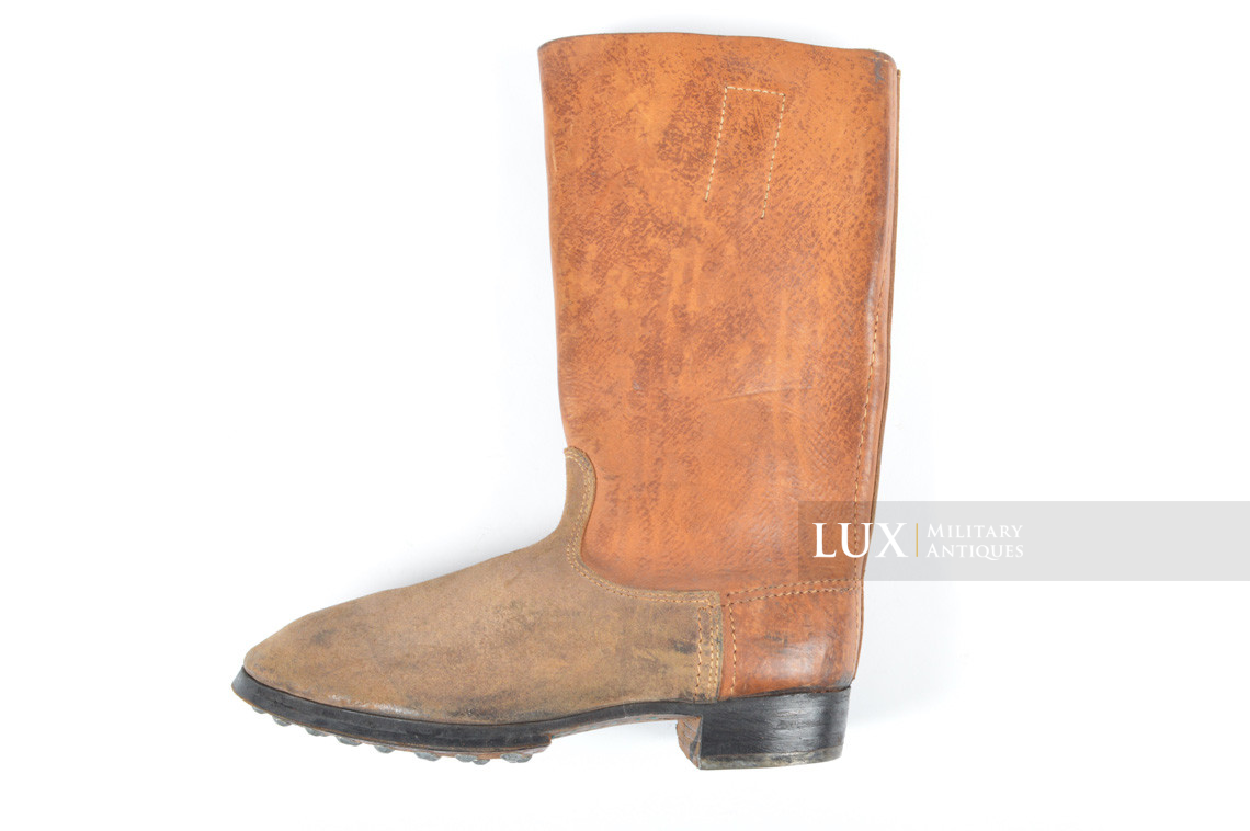 Mid-war Luftwaffe issue brown jackboots, « L.B.A.S. » - photo 25