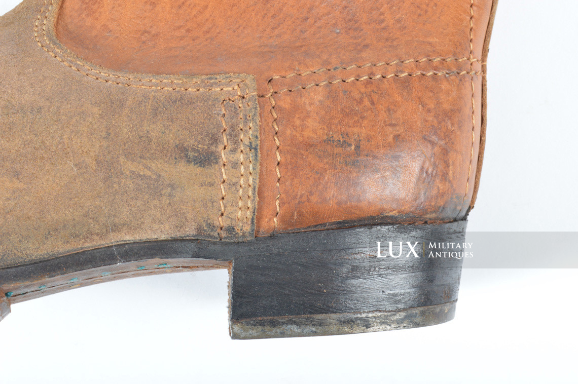 Mid-war Luftwaffe issue brown jackboots, « L.B.A.S. » - photo 26