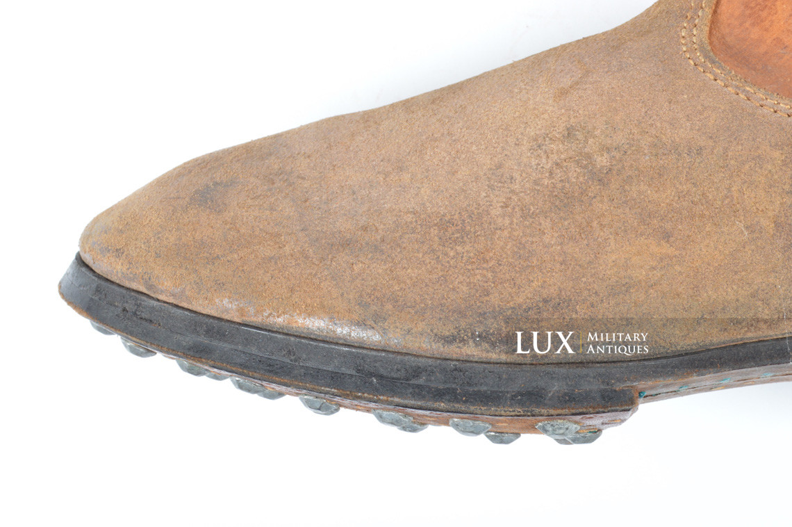 Mid-war Luftwaffe issue brown jackboots, « L.B.A.S. » - photo 27