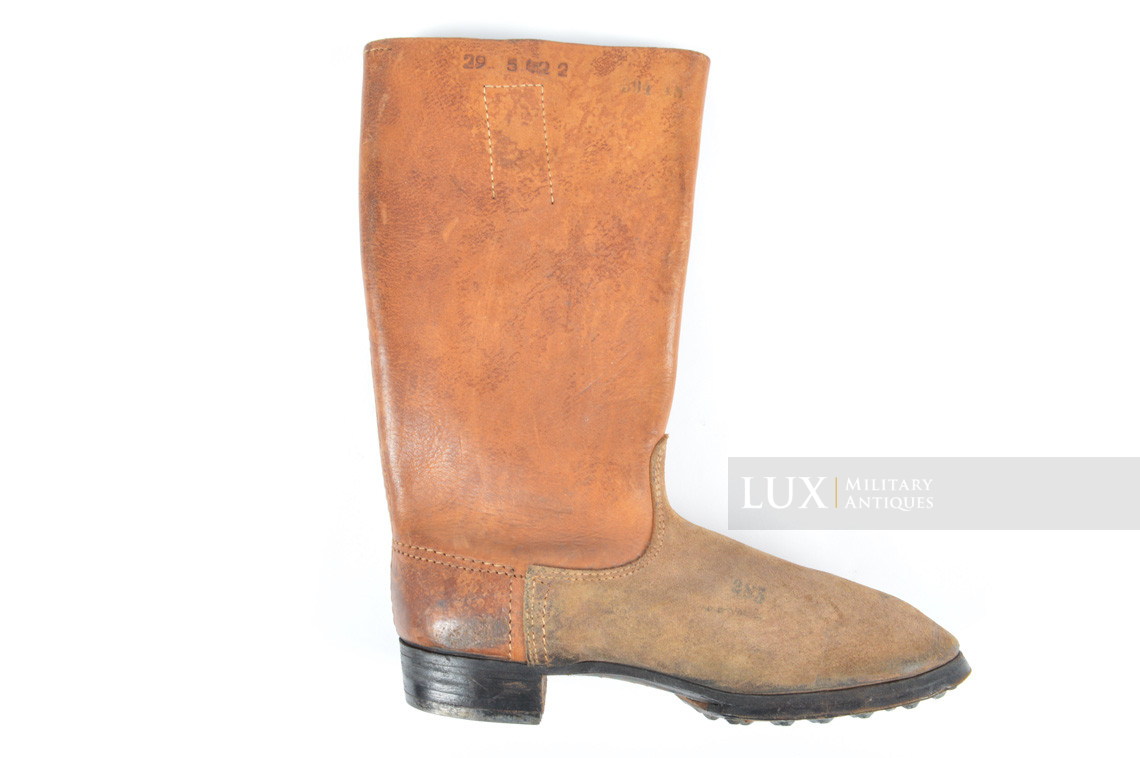 Mid-war Luftwaffe issue brown jackboots, « L.B.A.S. » - photo 29