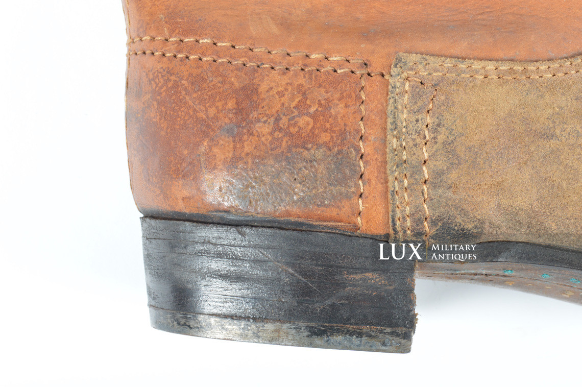 Mid-war Luftwaffe issue brown jackboots, « L.B.A.S. » - photo 31