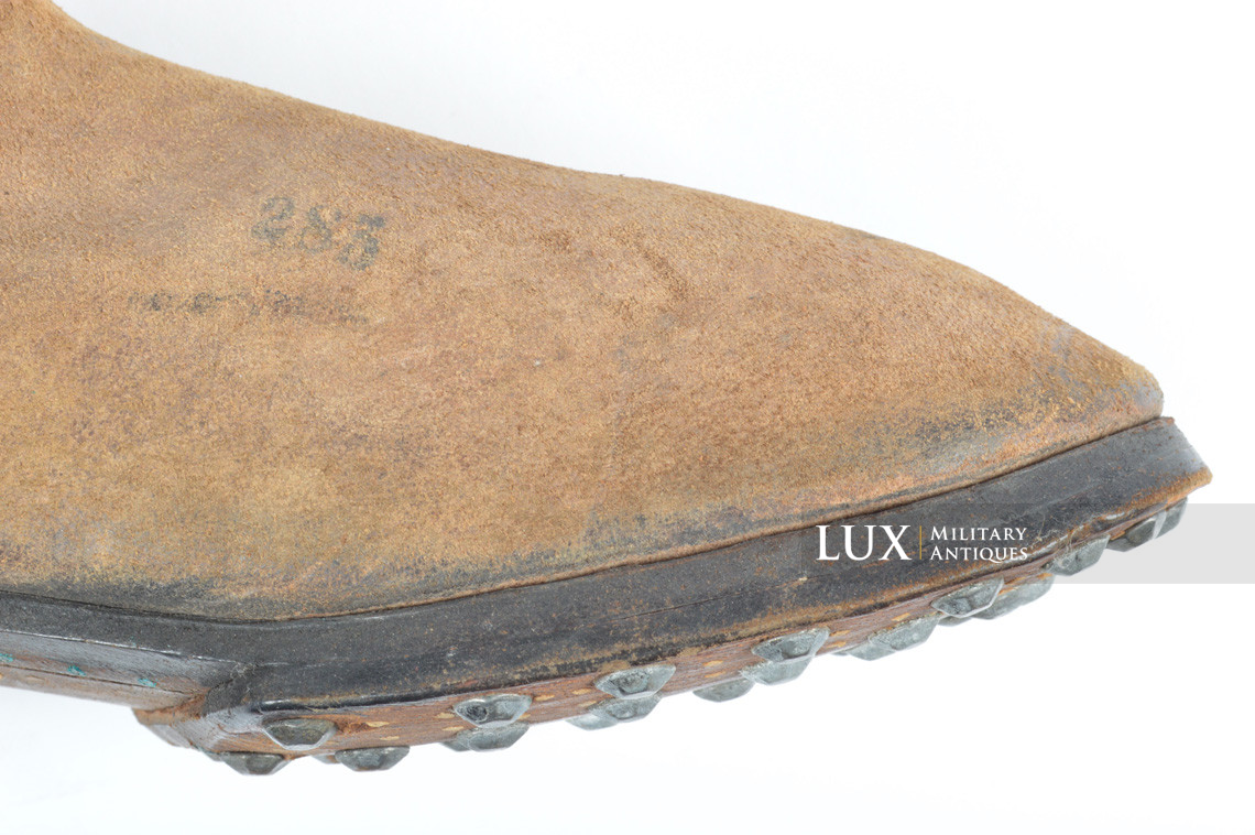 Mid-war Luftwaffe issue brown jackboots, « L.B.A.S. » - photo 32