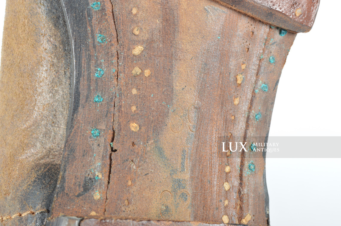 Mid-war Luftwaffe issue brown jackboots, « L.B.A.S. » - photo 40