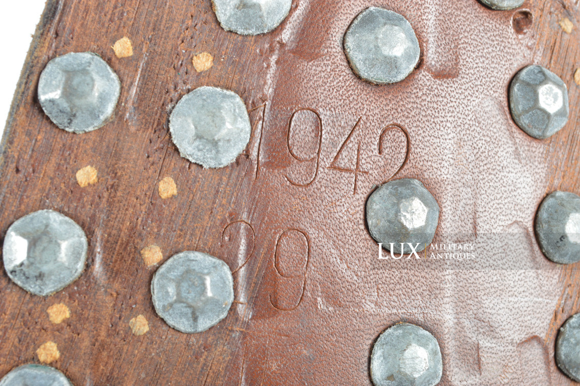 Mid-war Luftwaffe issue brown jackboots, « L.B.A.S. » - photo 43