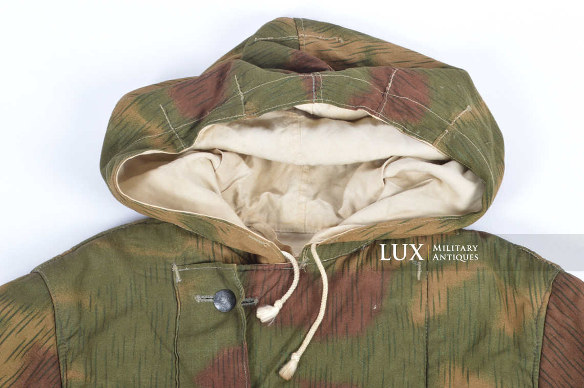 German Heer/Luftwaffe tan/water pattern reversible to white winter camouflage parka - photo 7