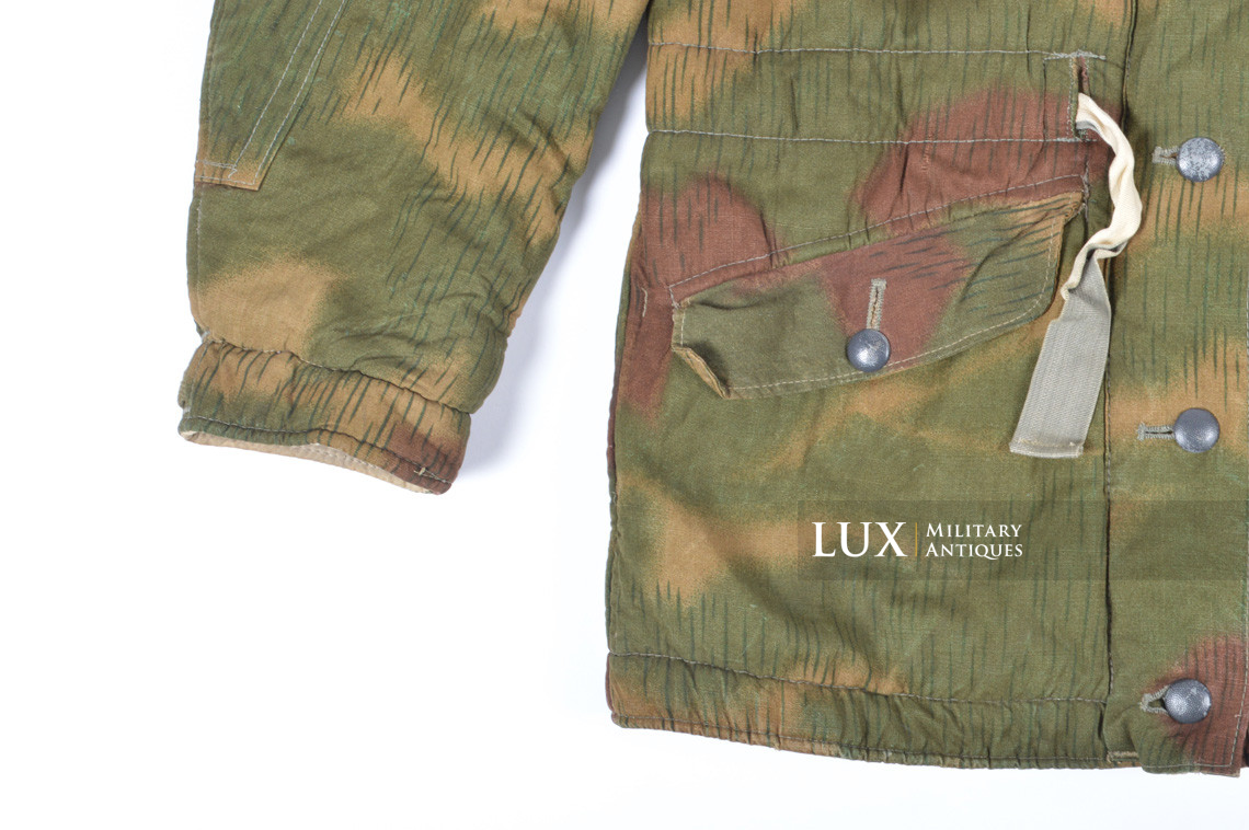 German Heer/Luftwaffe tan/water pattern reversible to white winter camouflage parka - photo 8
