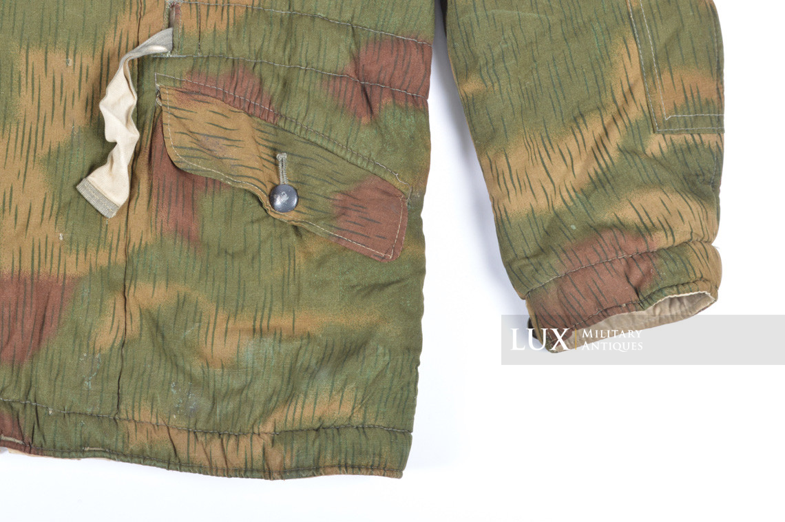 German Heer/Luftwaffe tan/water pattern reversible to white winter camouflage parka - photo 9