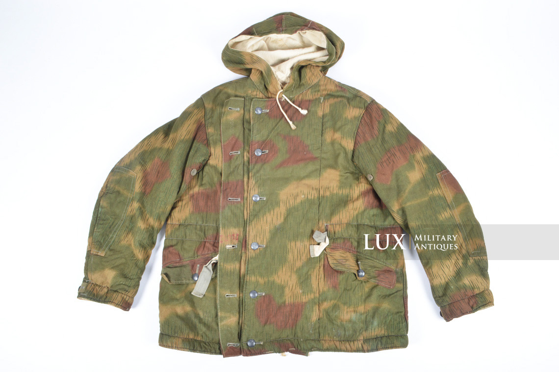 German Heer/Luftwaffe tan/water pattern reversible to white winter camouflage parka - photo 16