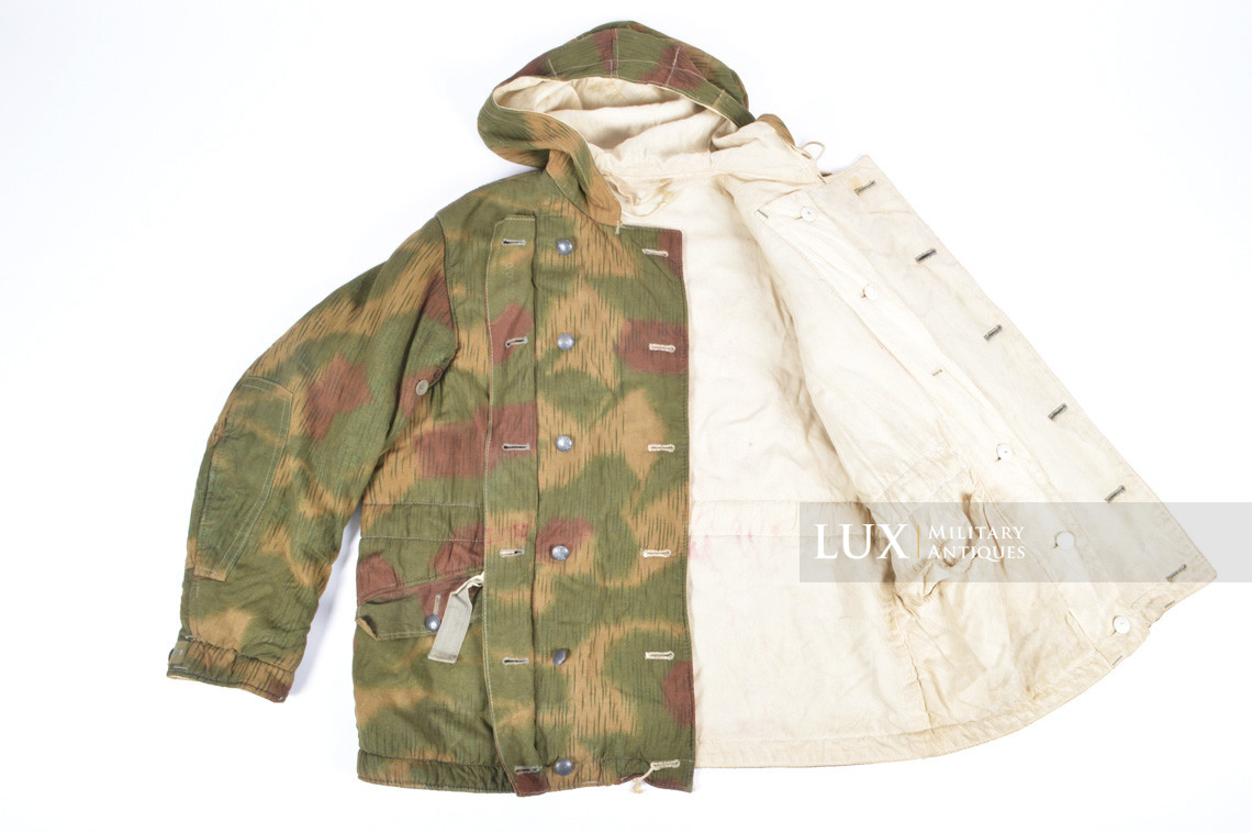 German Heer/Luftwaffe tan/water pattern reversible to white winter camouflage parka - photo 19
