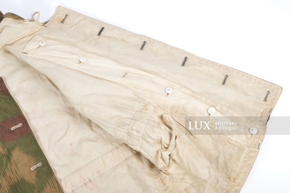 German Heer/Luftwaffe tan/water pattern reversible to white winter camouflage parka - photo 20